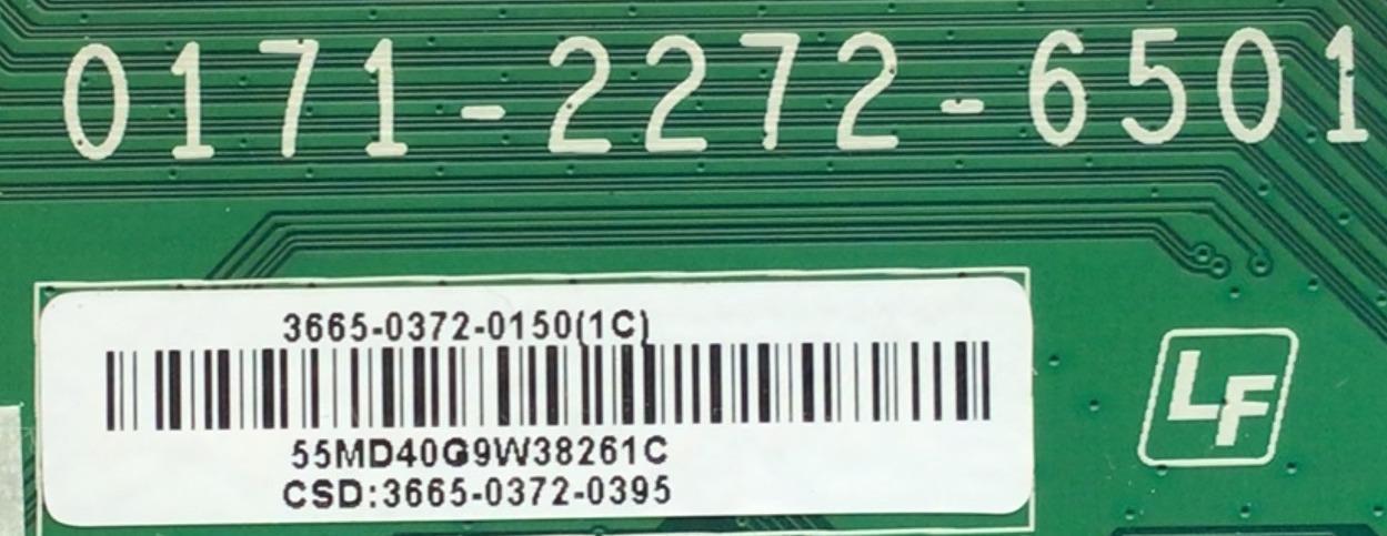 KIT DE TARJETAS PARA TV VIZIO / MAIN 3665-0372-0150 / 0171-2272-6501 / 3665-0372-0395 / T-CON 37393E / LJ94-37393E / 15Y_65_FU11BPCMTA4V0.1 / FUENTE 0500-0605-1040 / FP210-1PSZ01 / 050006051040 / 3BS0415311GP / DISPLAY LSC650FN04-G01 / MODELO E65-E0 LAUSV - Imagen 4